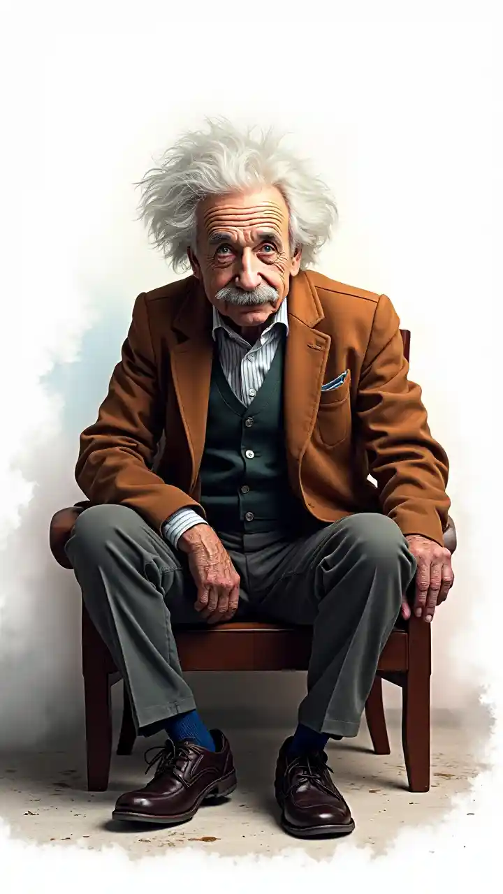Seni Potret Albert Einstein