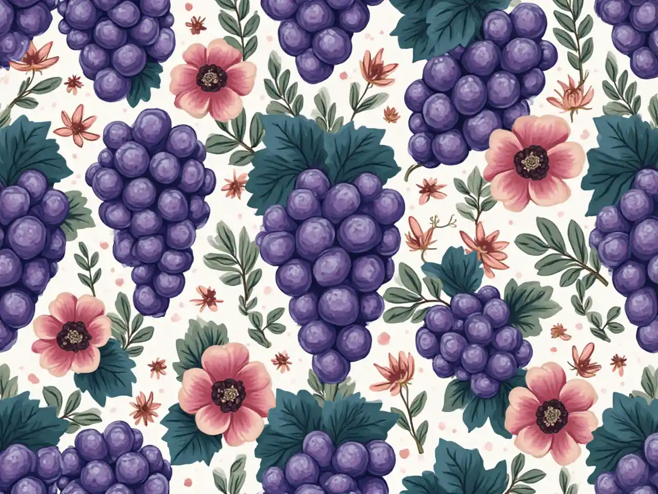 Mfano wa Maua ya Mizabibu