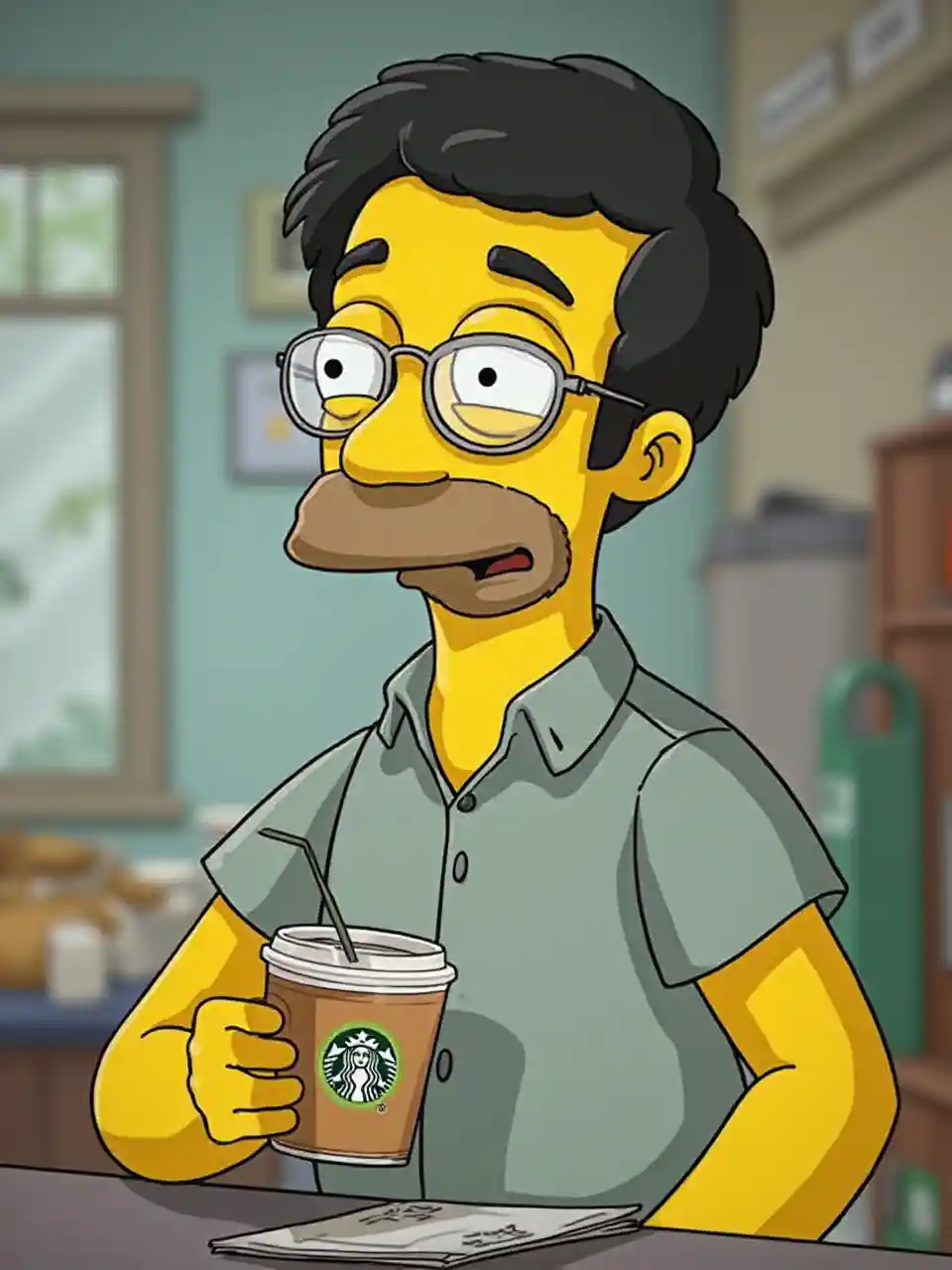 Simpsons Character Coffee Glasses