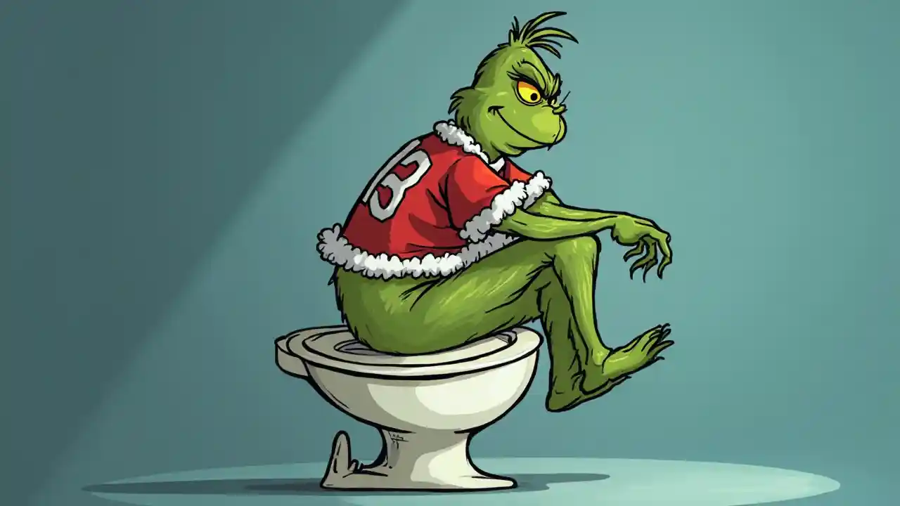 Grinch Football Tröja Tecknad