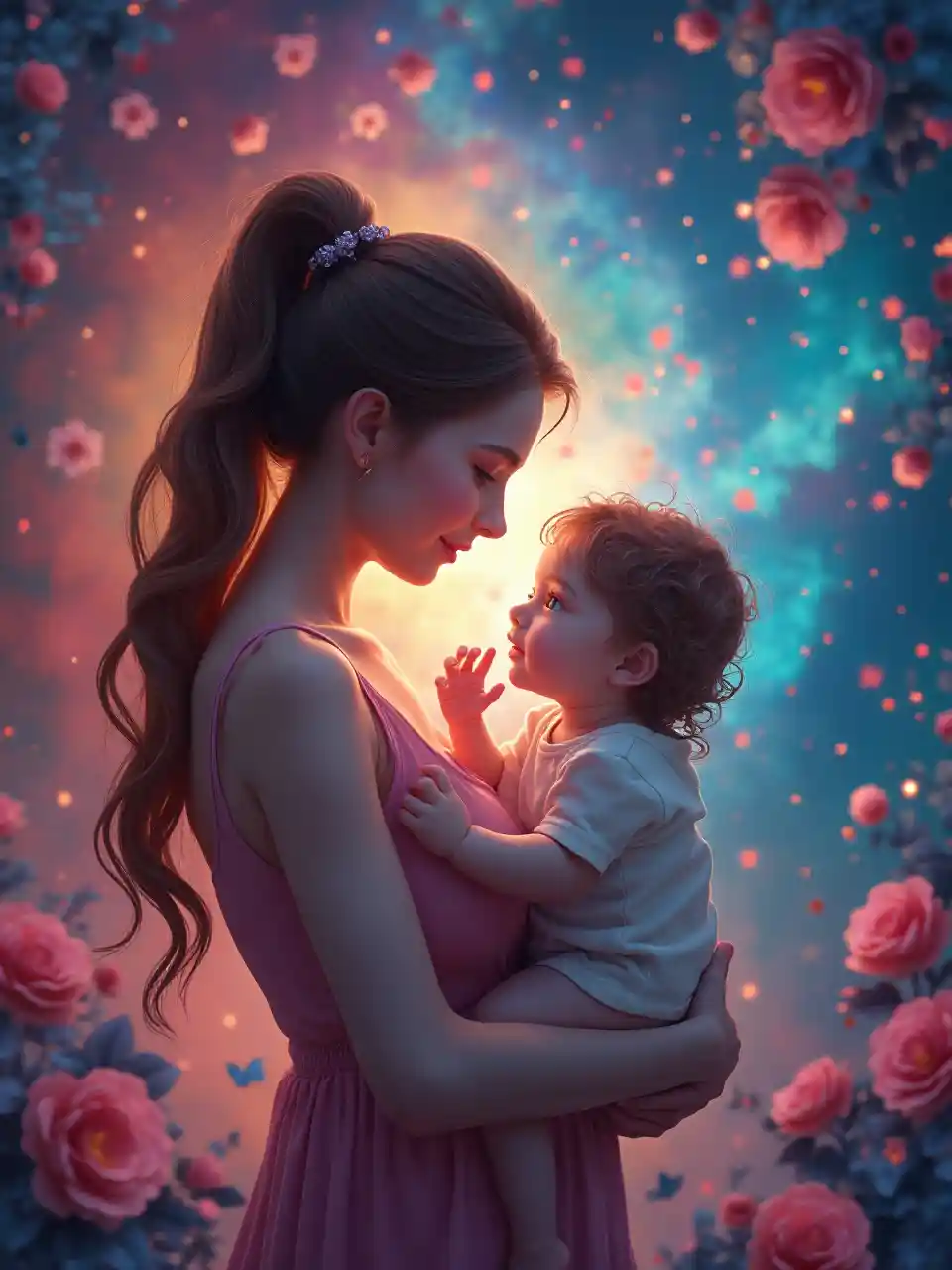 Mama Mtoto Cosmic Maua