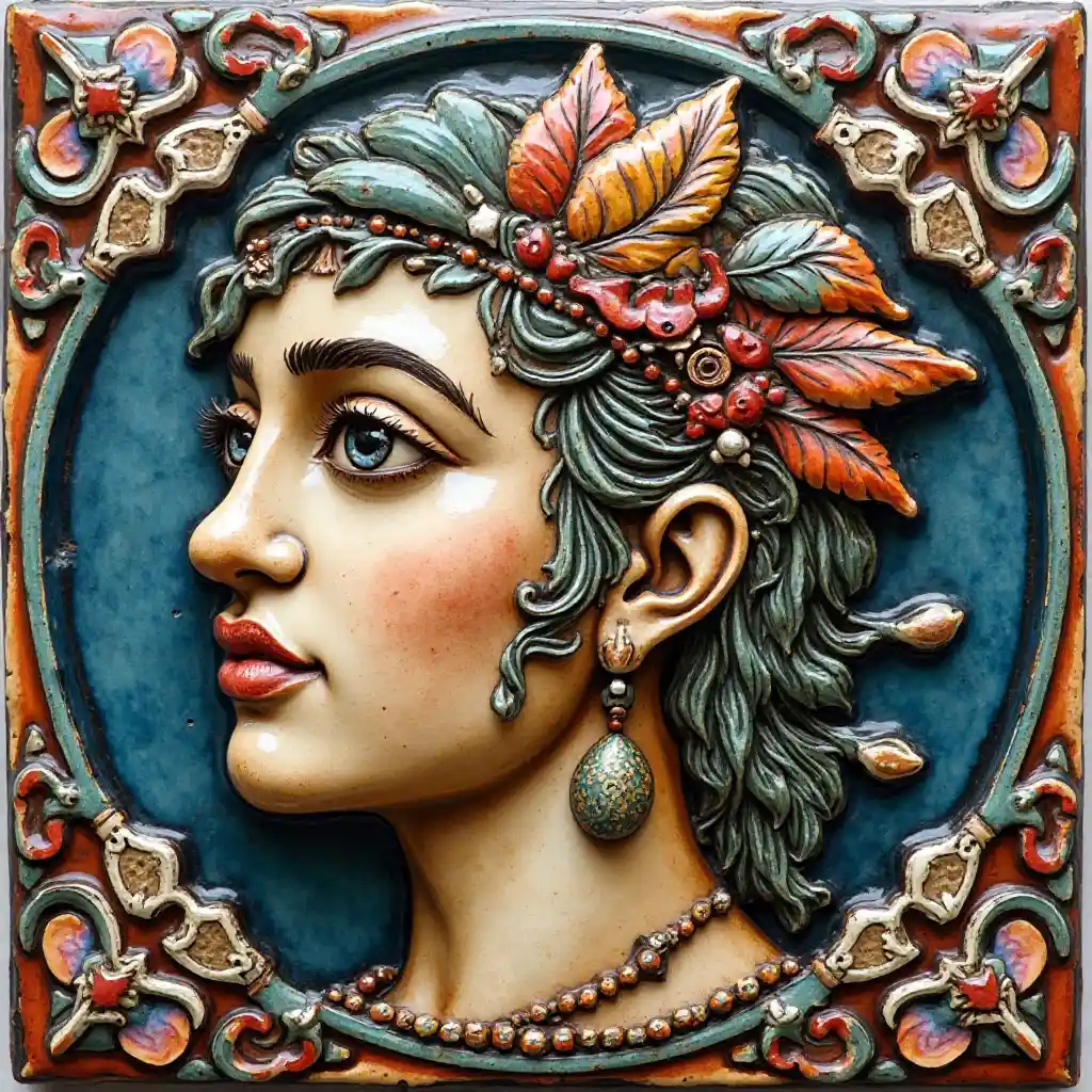 Tile ya Azulejo ya Kauri 