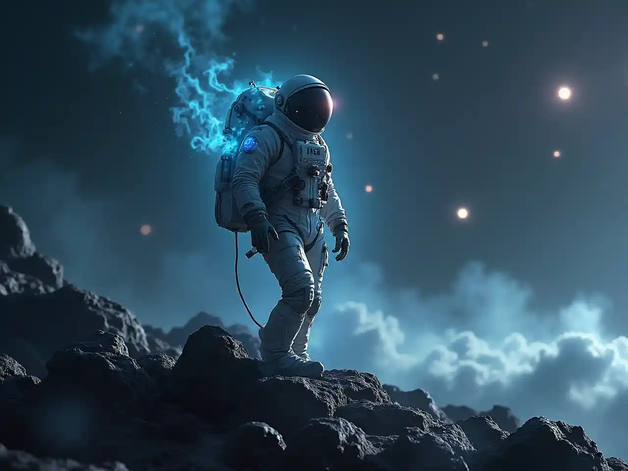 Futuristic Space Hero Traveler (Mgeni wa Ulimwengu wa Baadaye)