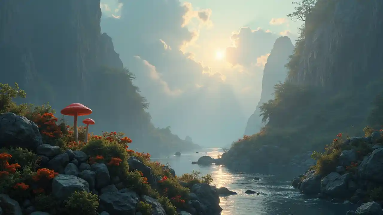 Space Travel Meditation Light