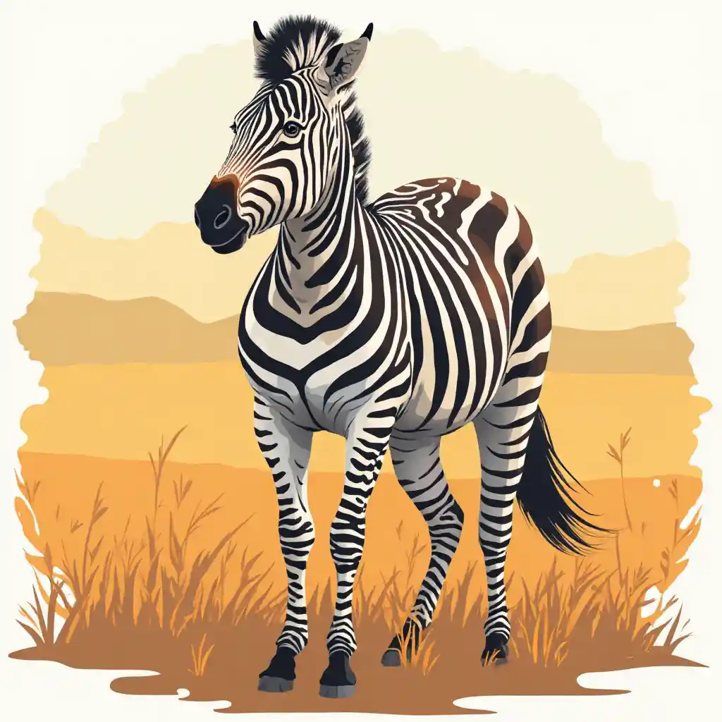 ਜ਼ੈਬਰਾ ਵੈਕਟਰ ਆਰਟ