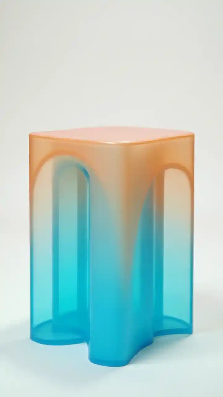 Hi Studio Gradient Silicone Stool