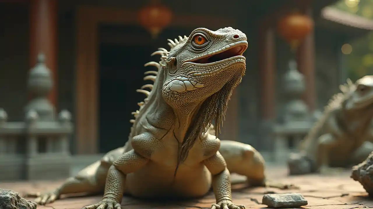 Mnyama-Mwitu Ninja Iguana