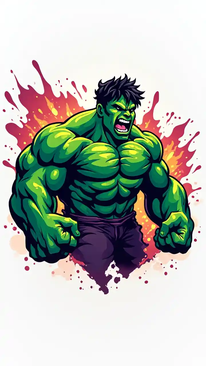 Hulk Michezo ya Kubahatisha Vector Nembo