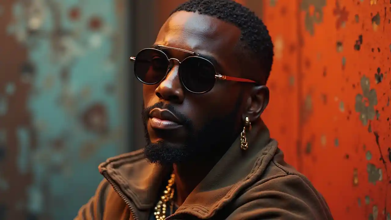 Damso Rapper Sunglasses Art