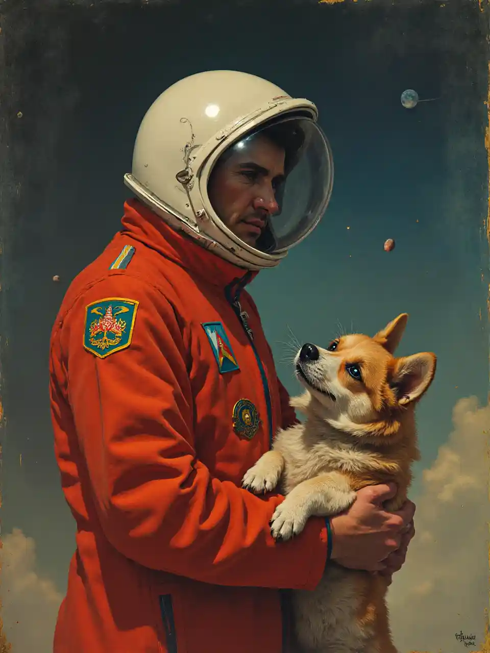 ガガーリンの象徴的な宇宙飛行士