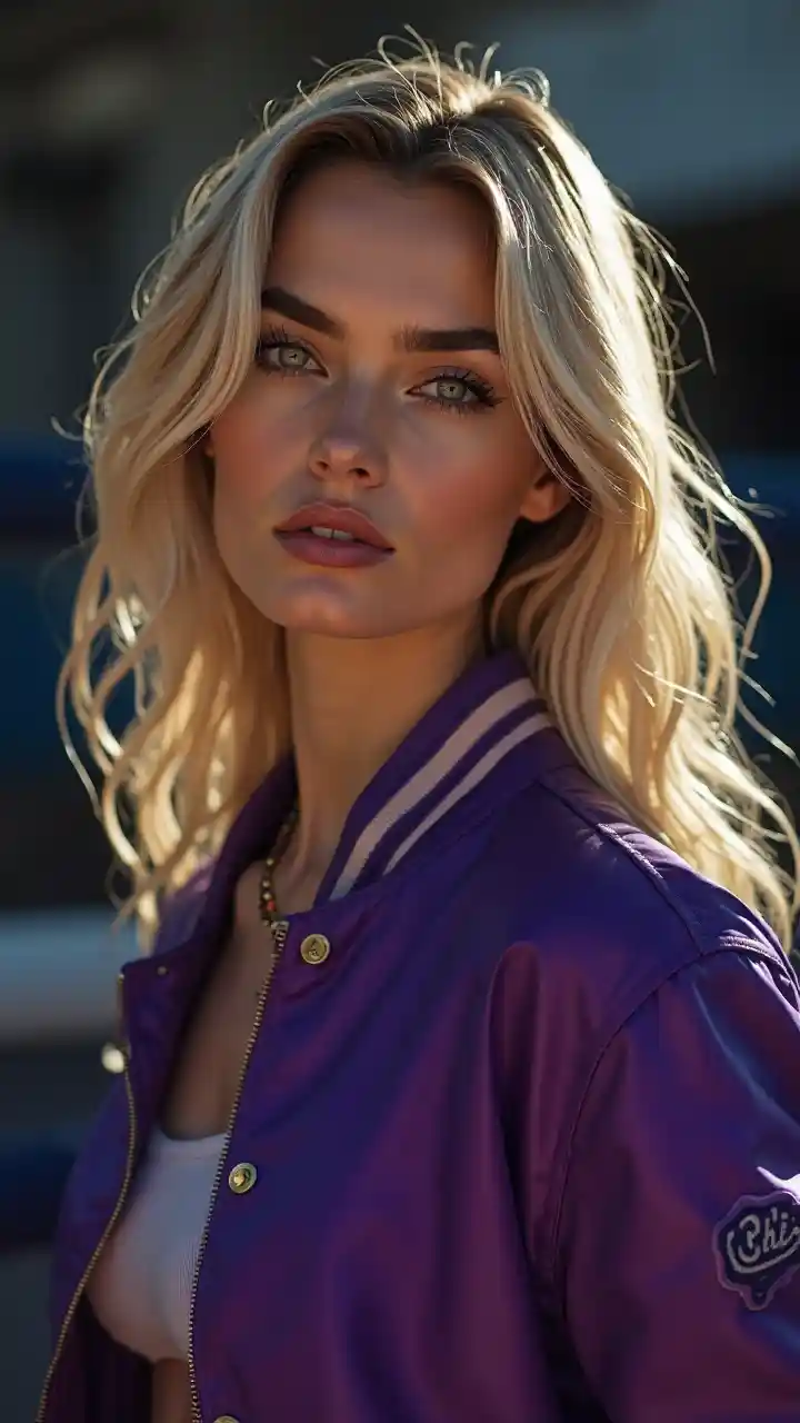 Blonde Supermodel Mhariri