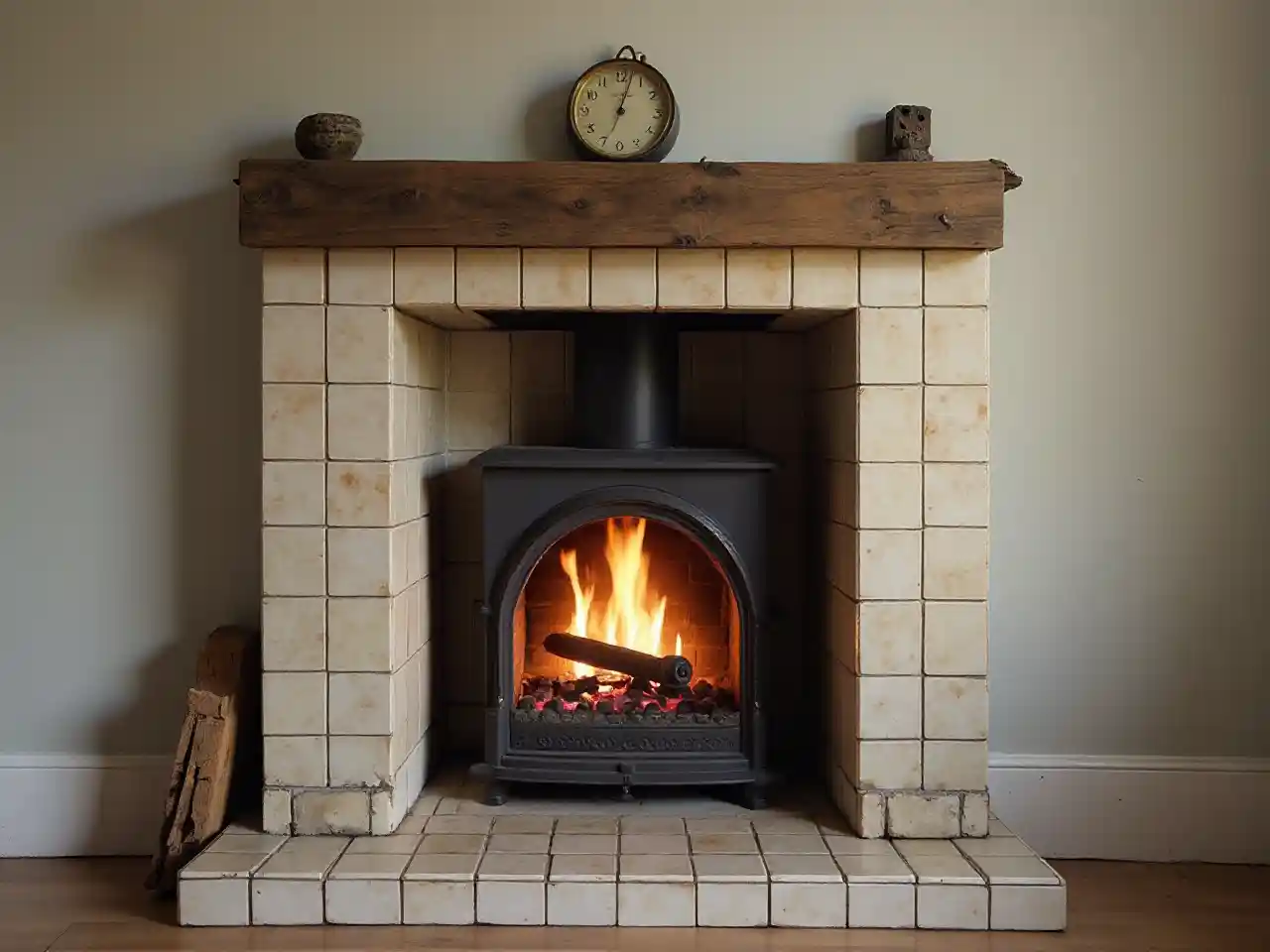 벽난로 전경