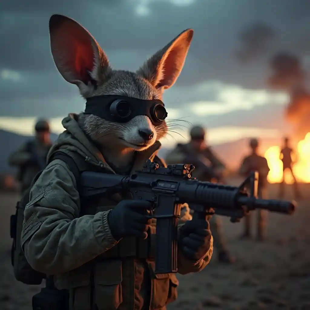 Night Battle Jerboa Soldier