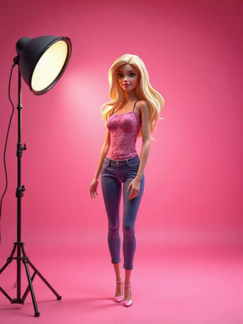 ห้องสตูดิโอบาร์บี้ 3 มิติ