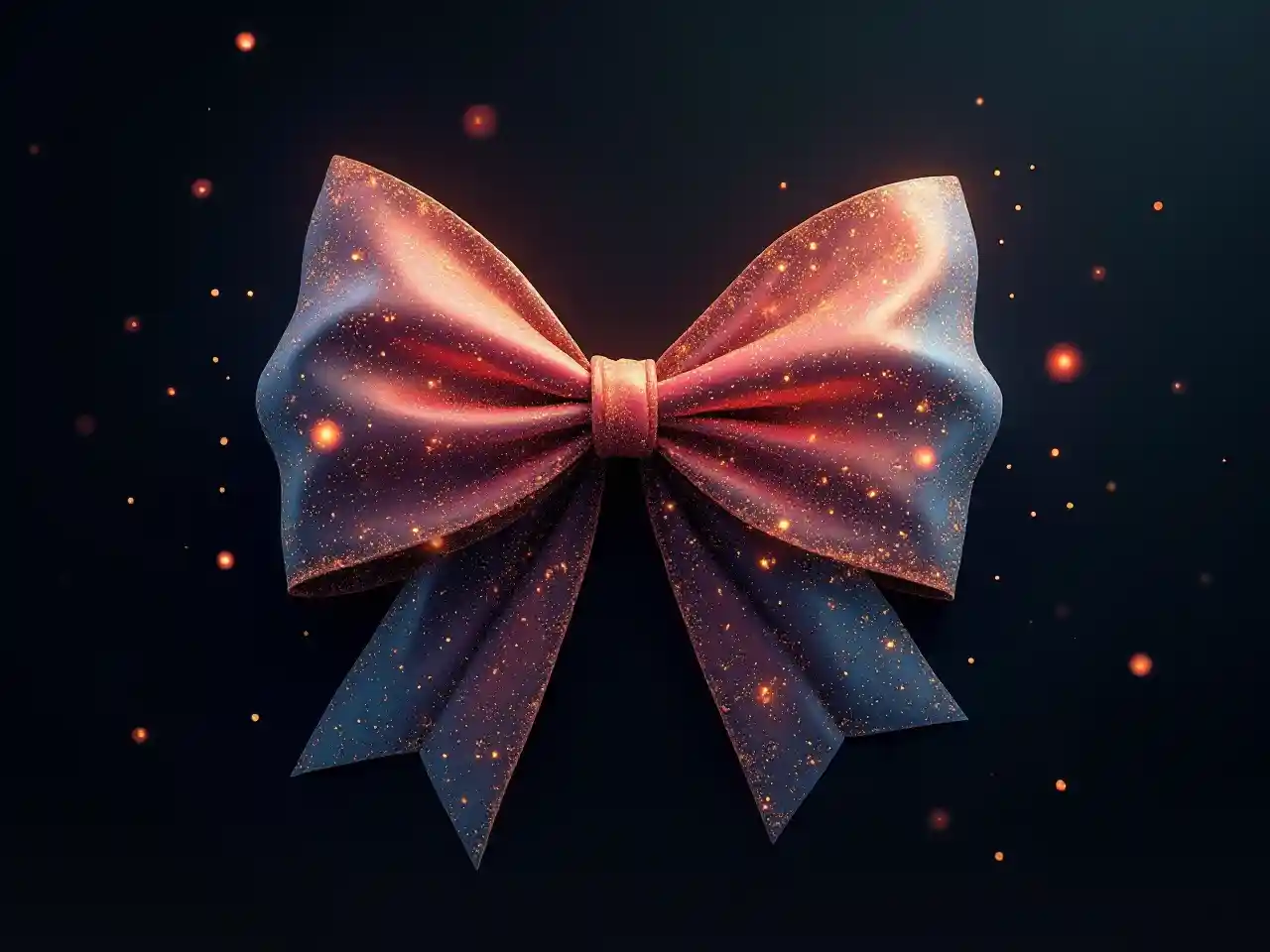 Pointillism Bow Minimalism Gradient