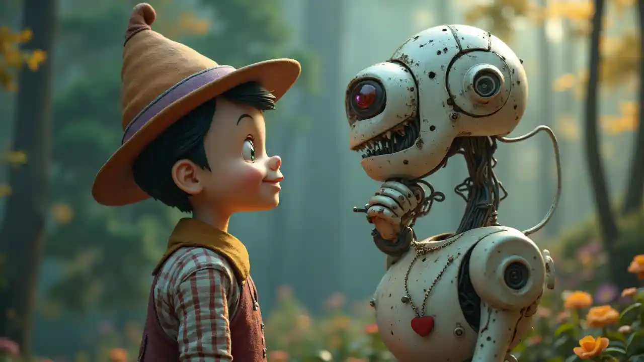 Robot Pinocchio Image