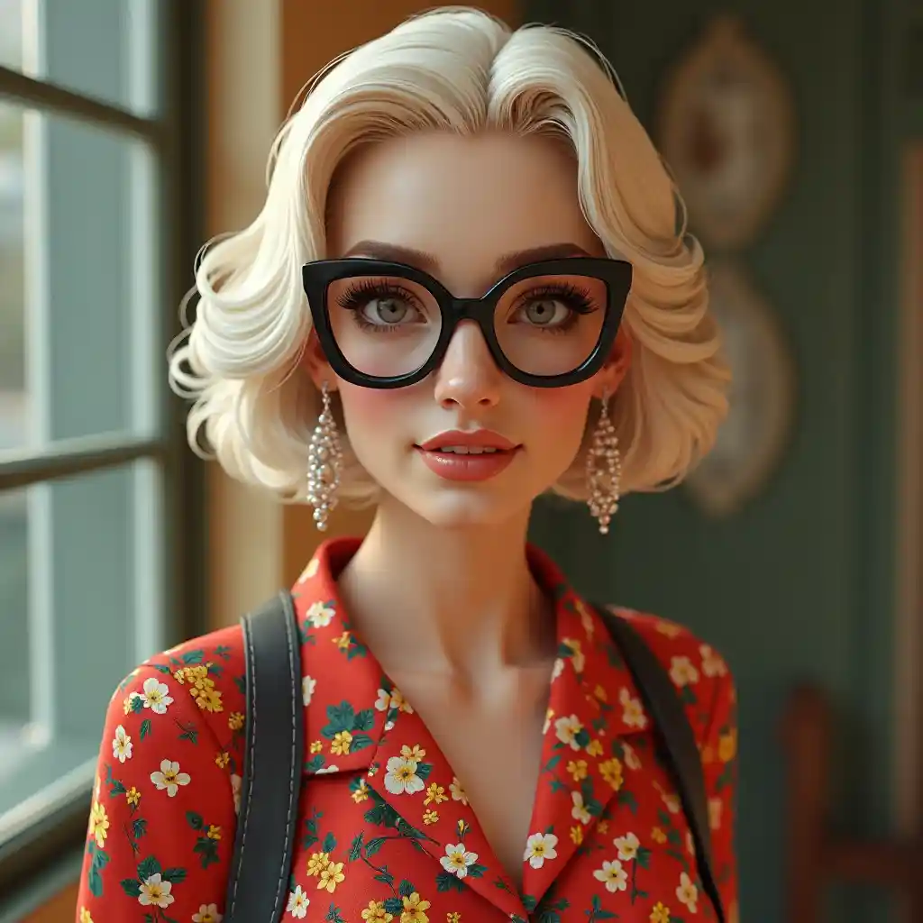 Голливудская женщина-портрет