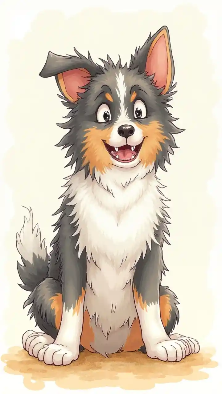 गुस्से में आने वाला कोली चित्र