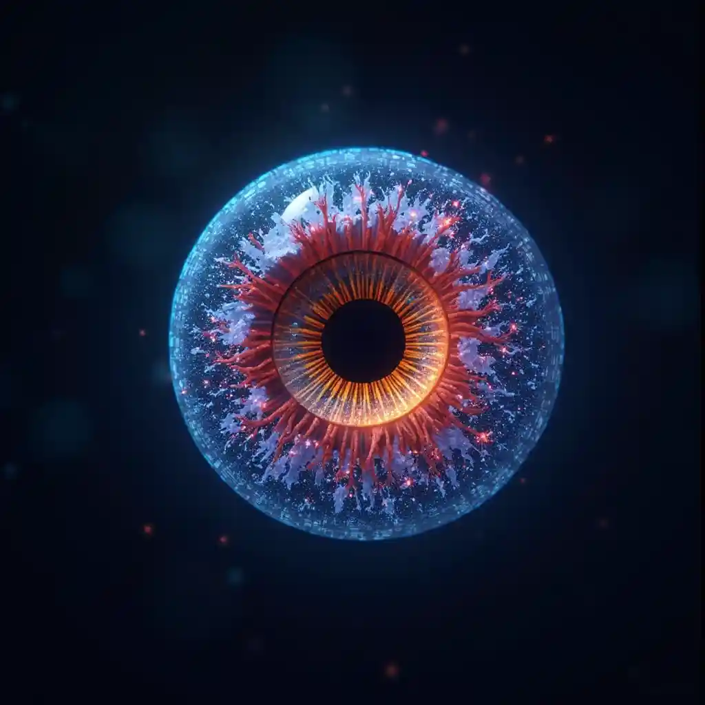 Digital Eyeball Bright Colors