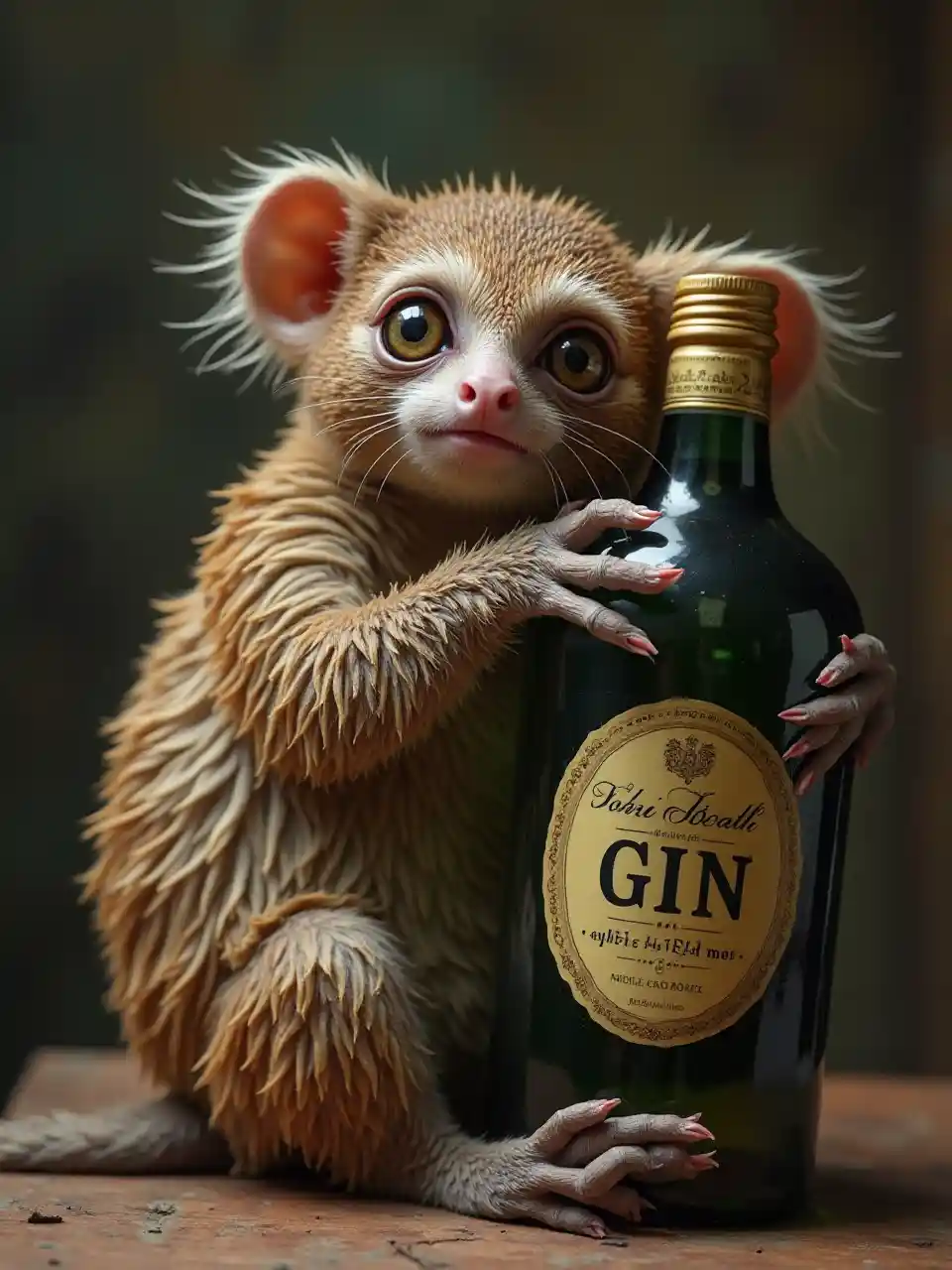 Gin de singe à lunettes