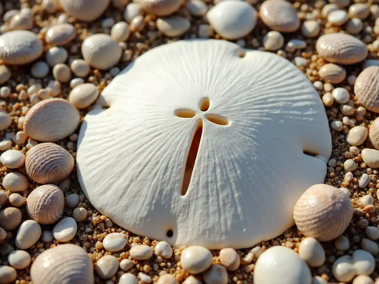 Sand Dollar Shell Pansy