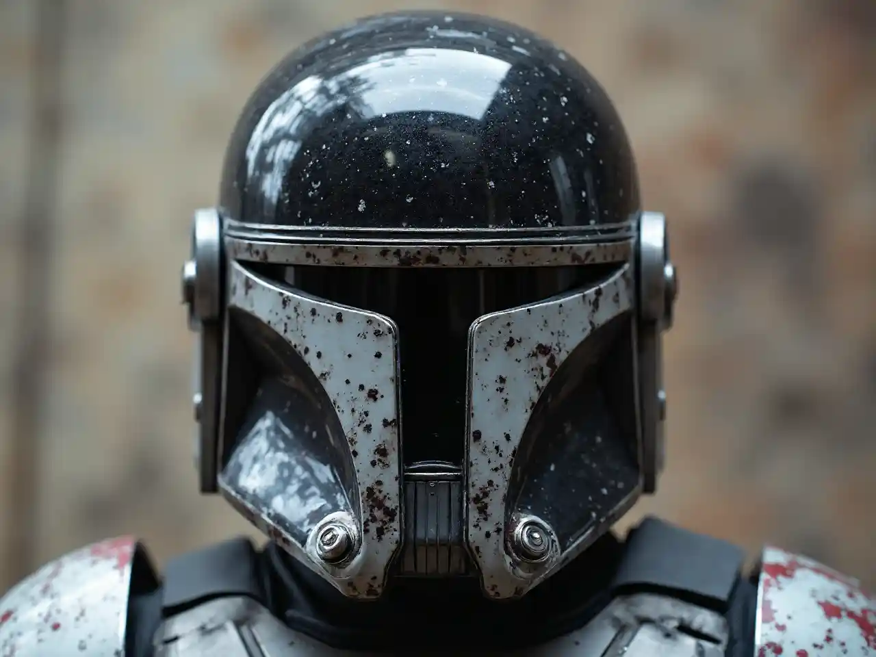 Mandalorian Helmet Front