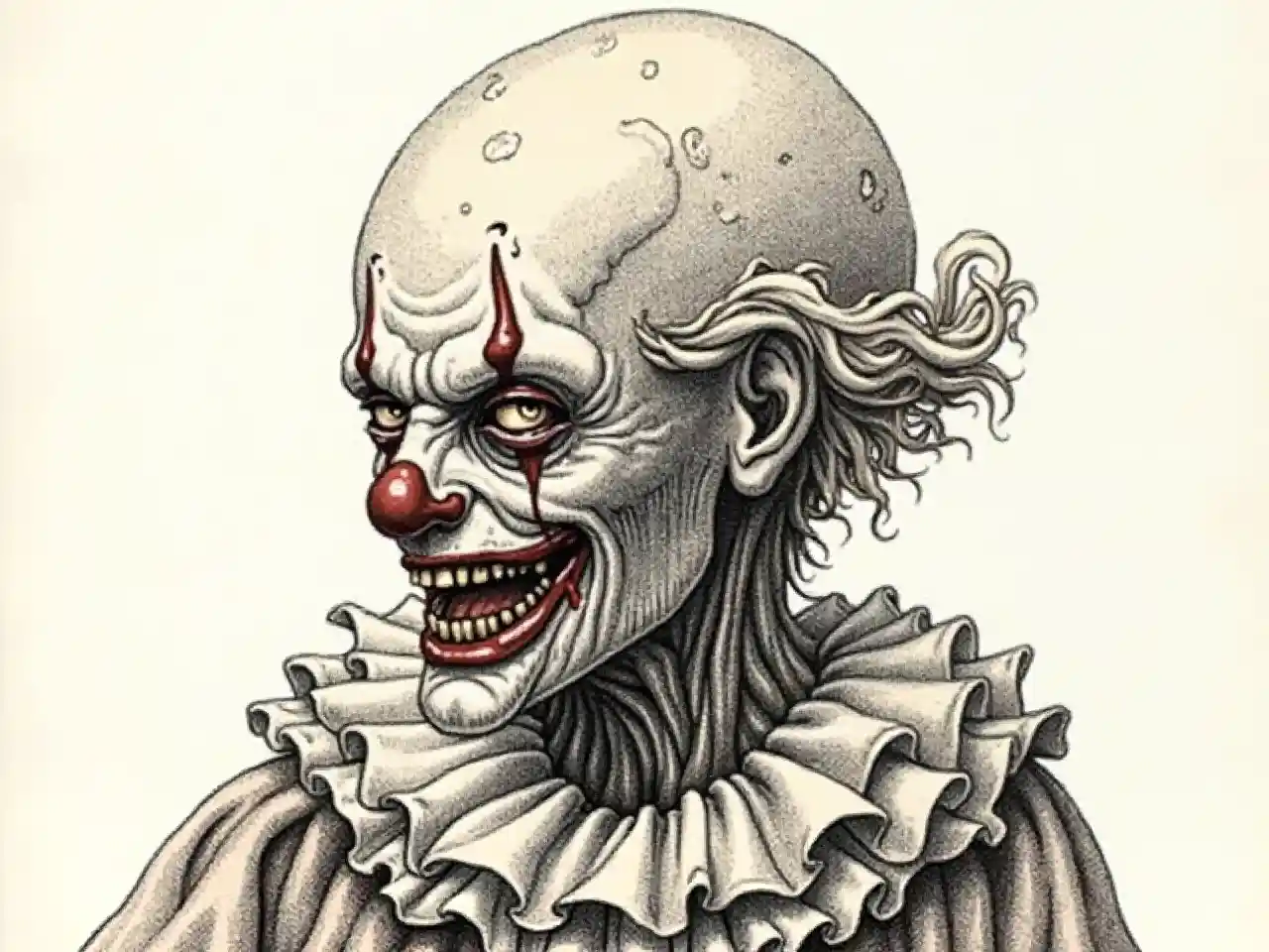 Ilustración de Zombie-Clown