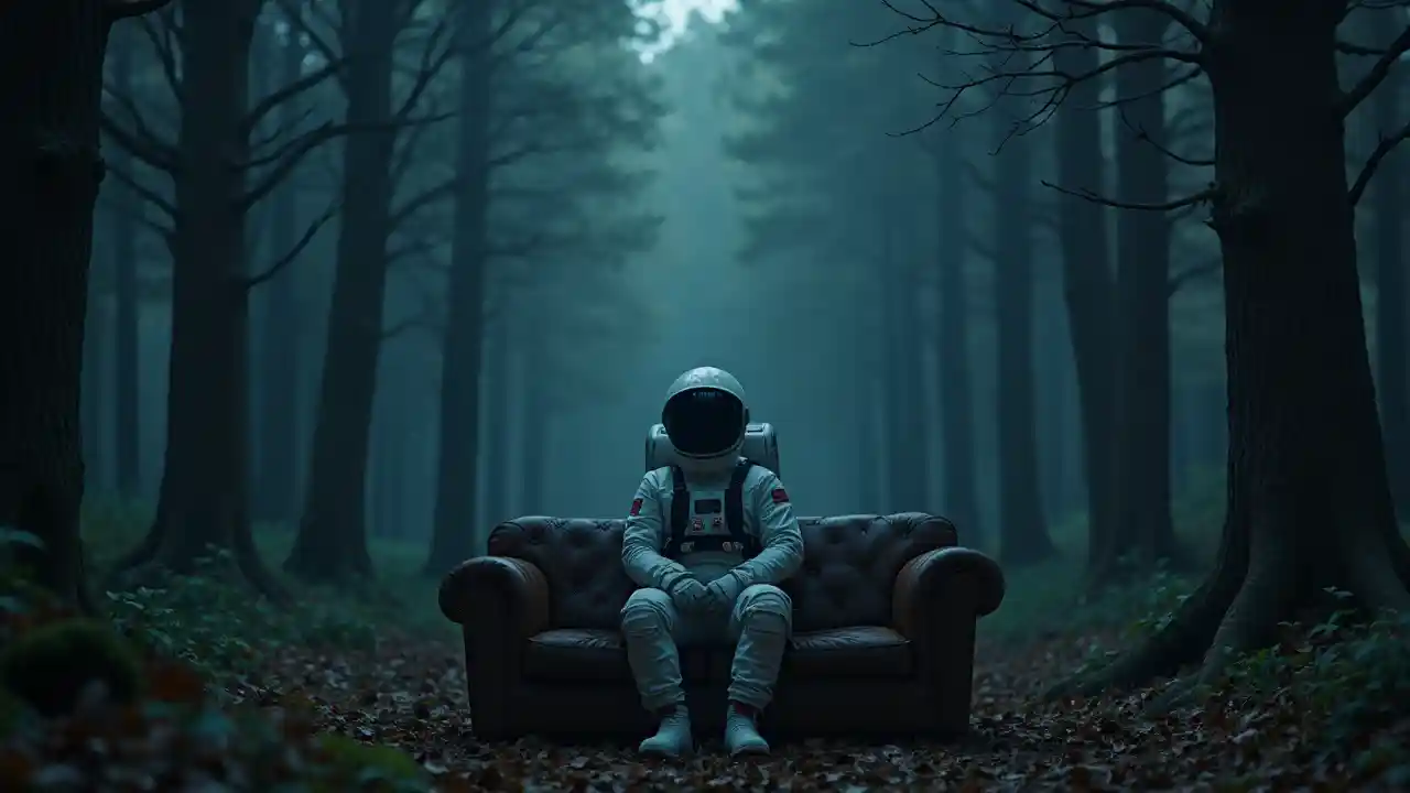 Canapé de la forêt des astronautes