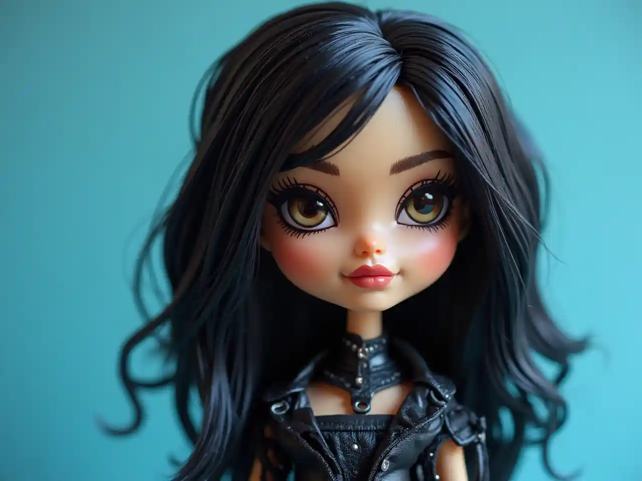 Gothic Bratz Doll Blue Nyuma