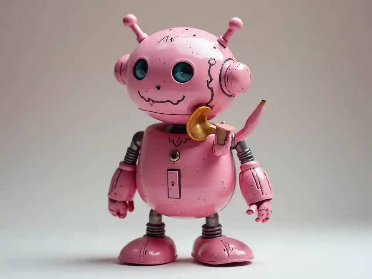 ਗੁਲਾਬੀ ਰੋਬੋਟ ਸ਼ਾਰਪਨਰ