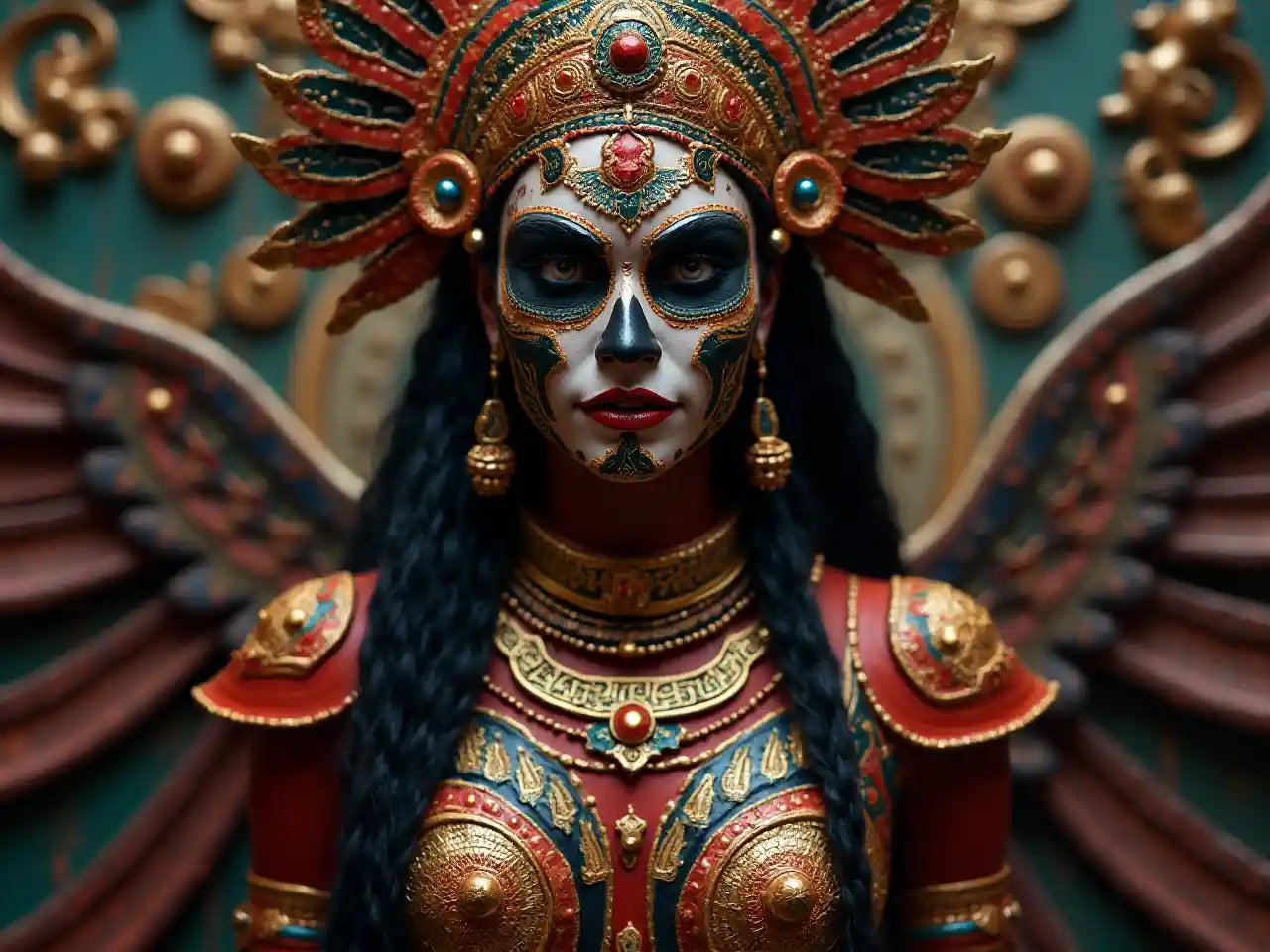 Itzpapalotl , la divinità azteca del cranio