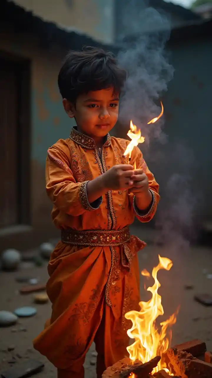 Kızılderili Çocuklar Kurabiye Yakar