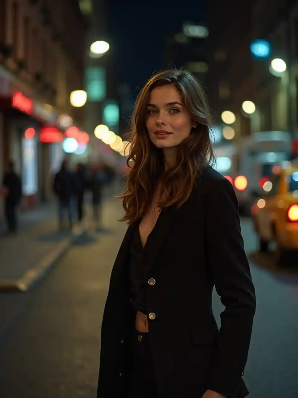 Paseo nocturno vintage