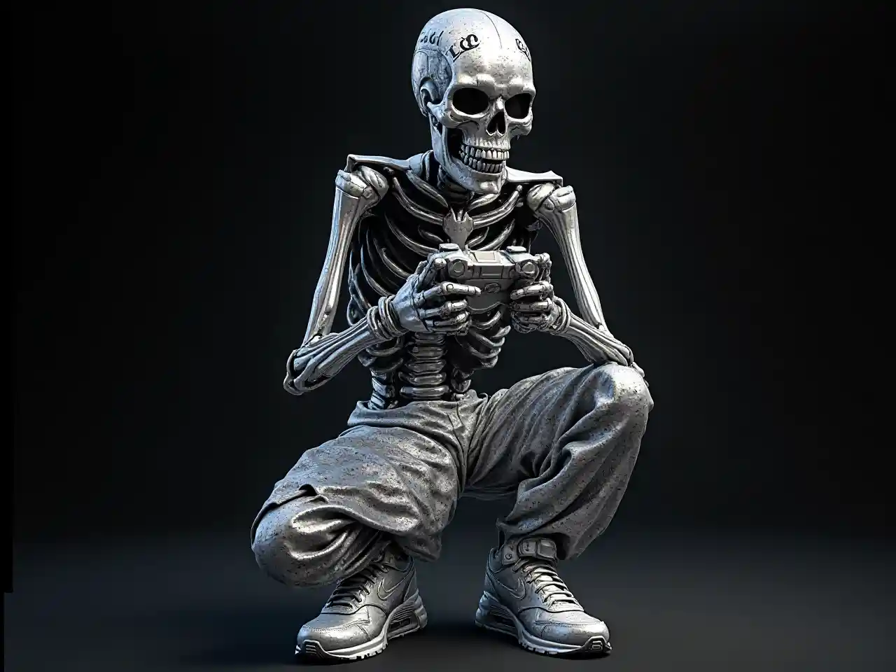 Fedha Gamer Skeleton Model