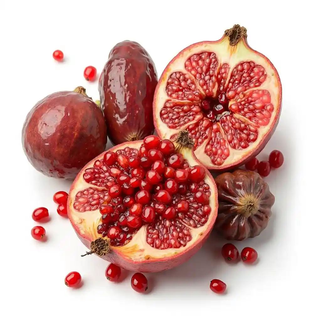 Probiotiske prebiotiske granateppler figner datoer