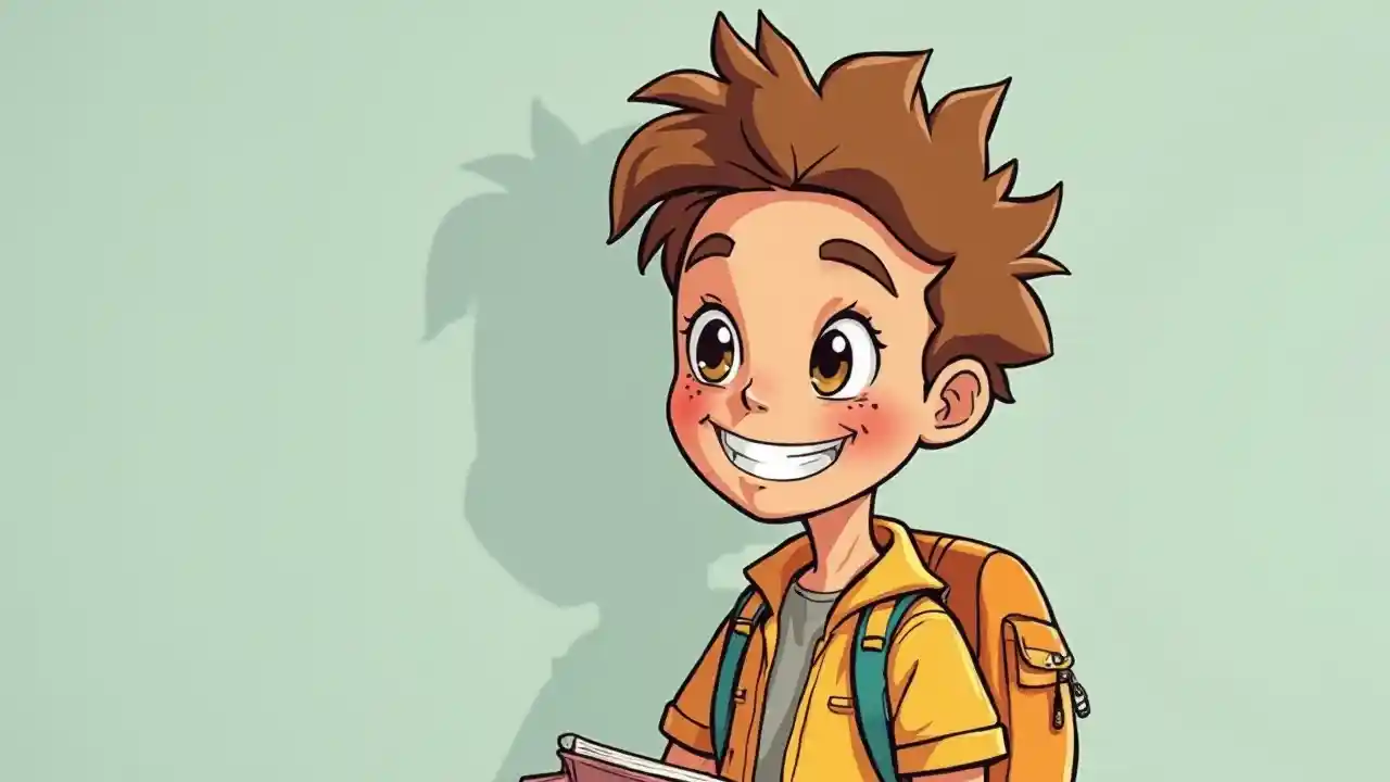 Mwanafunzi Mweupe Anayecheka