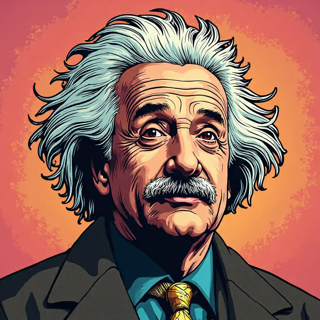 Pop Art Einstein Jua Kuangukia Rangi