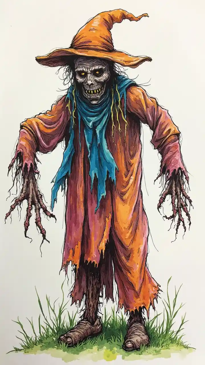 Mchoro wa Ng'ombe-Mwitu Mwenye Kuogopesha