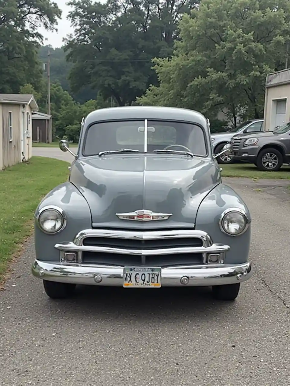 Grauer Chevrolet 1952