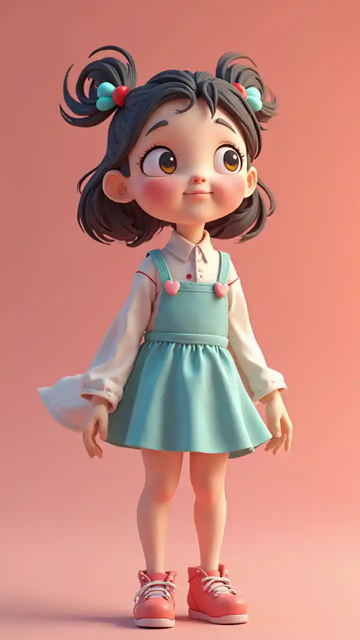 Zeichentrickfiguren im künstlerischen Stil