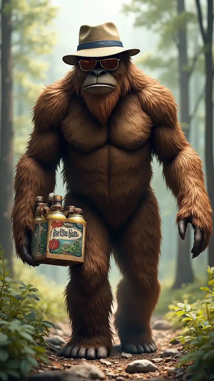 बिगफूट हॅट सनग्लासेस बिअर