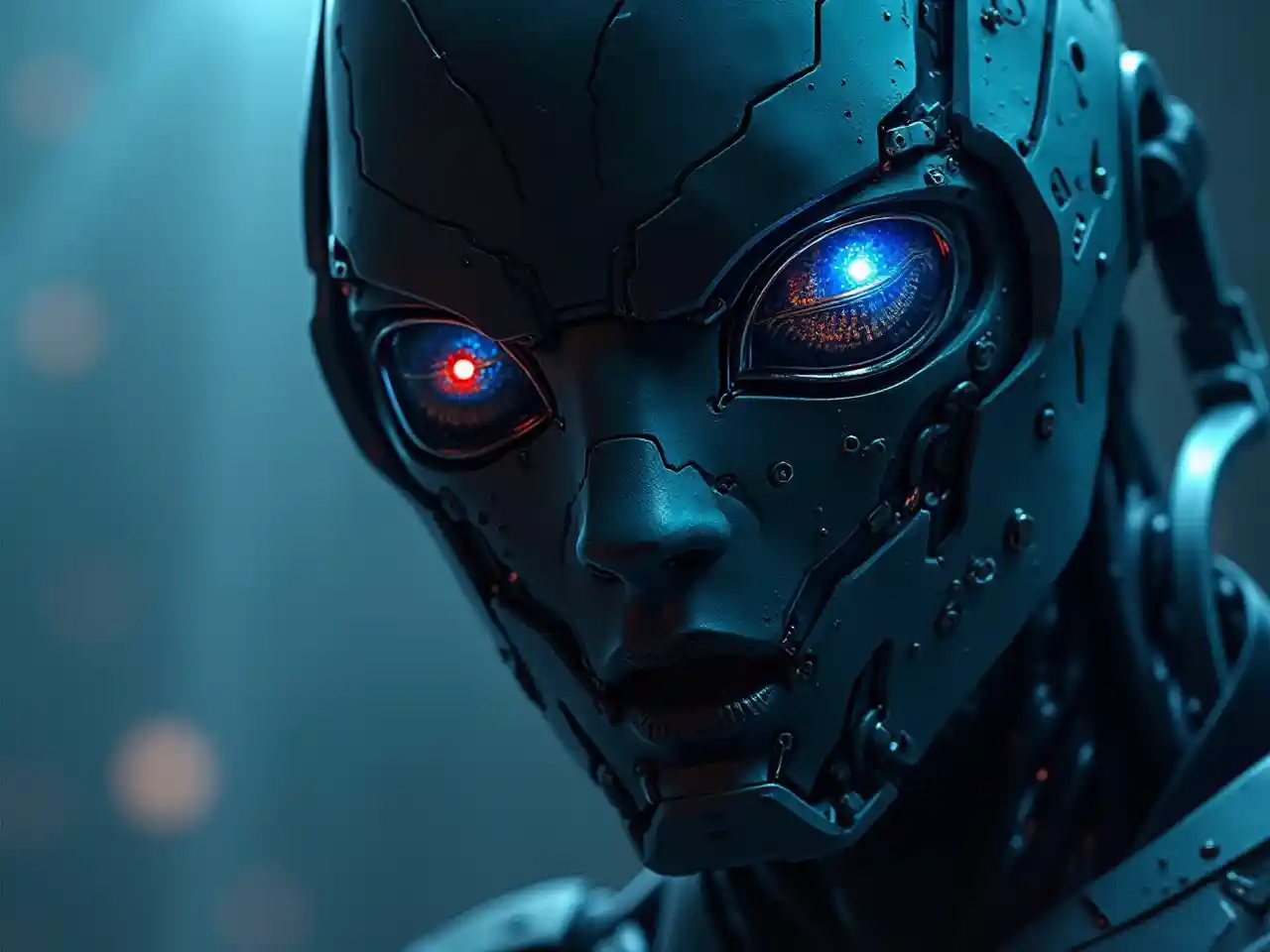 Android Topeng Cyberpunk