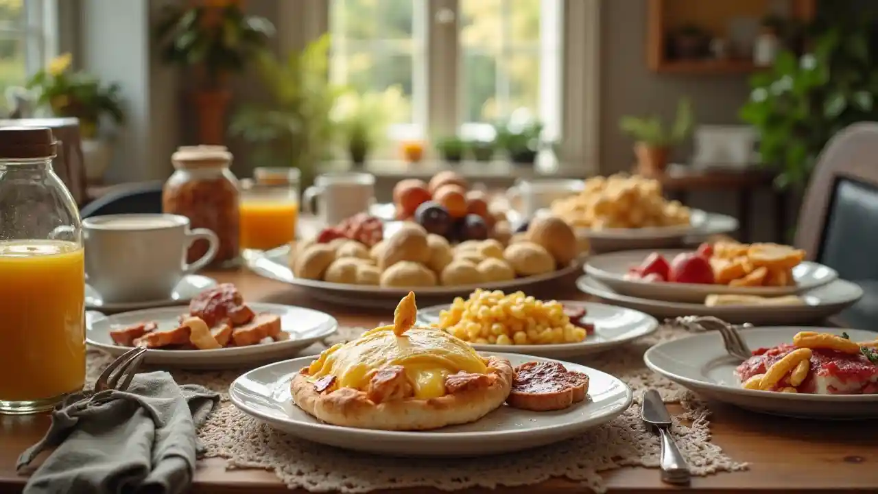 Guide de la disposition de la table du petit-déjeuner