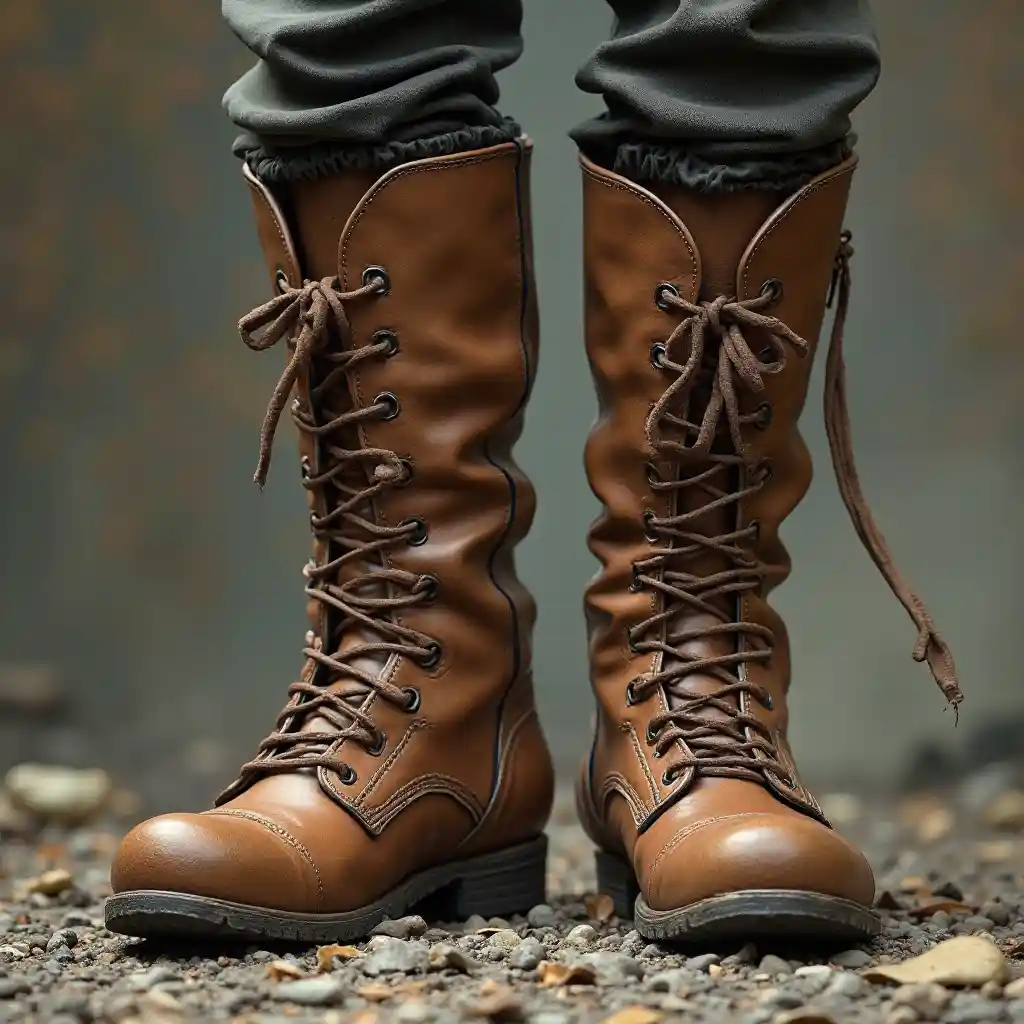 Fantezi Deri Çizmeler