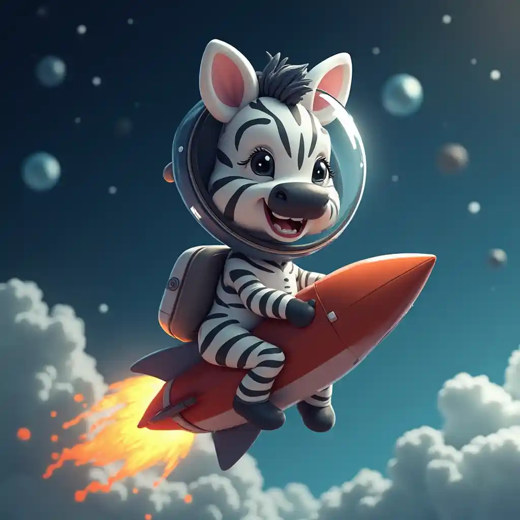 Space Zebra Rocket