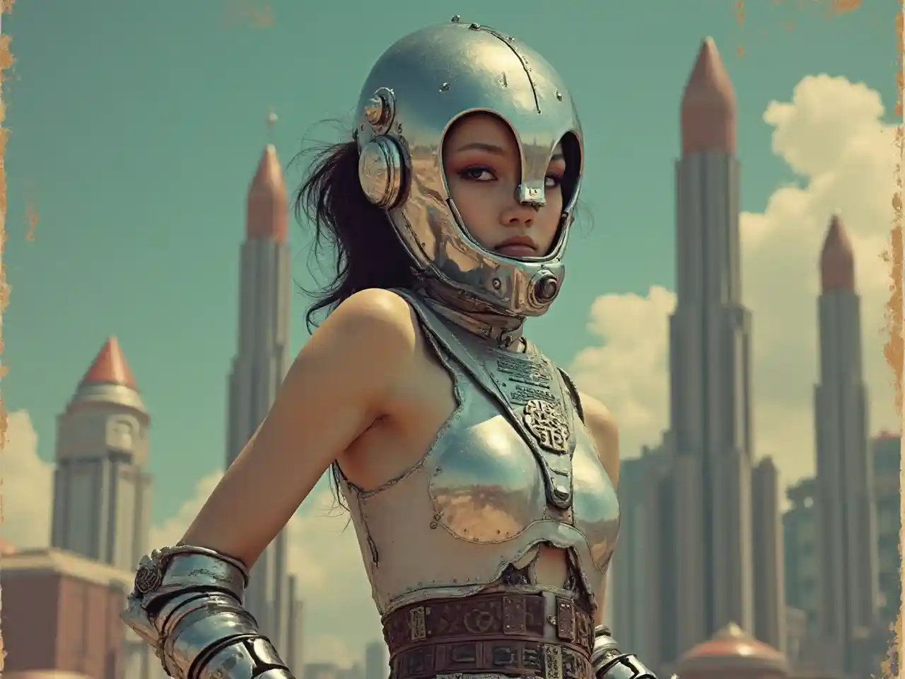 Cyberpunk Metal Mask