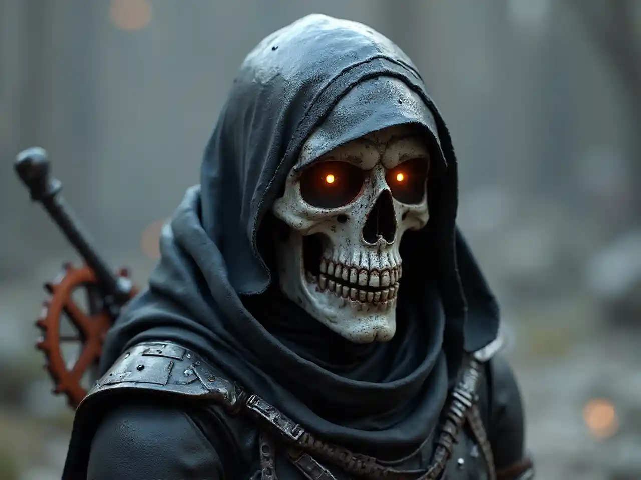 Cyber Skull Octane Render