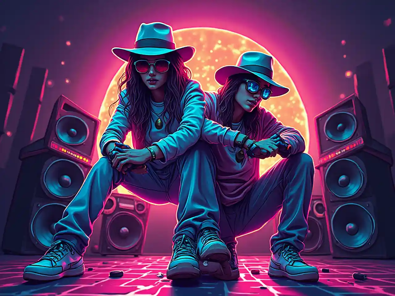 Picha ya Chama cha Retro