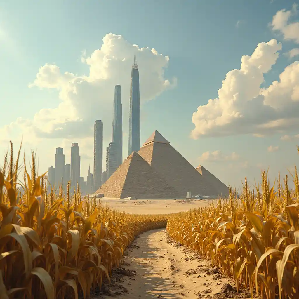 Majengo ya kuinua mbingu Mashamba ya Mahindi