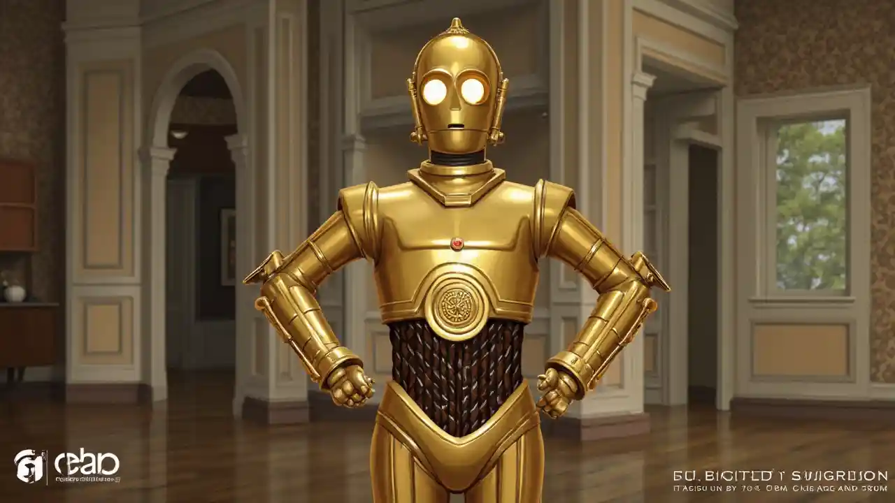 C-3PO Gil Elvgren Art